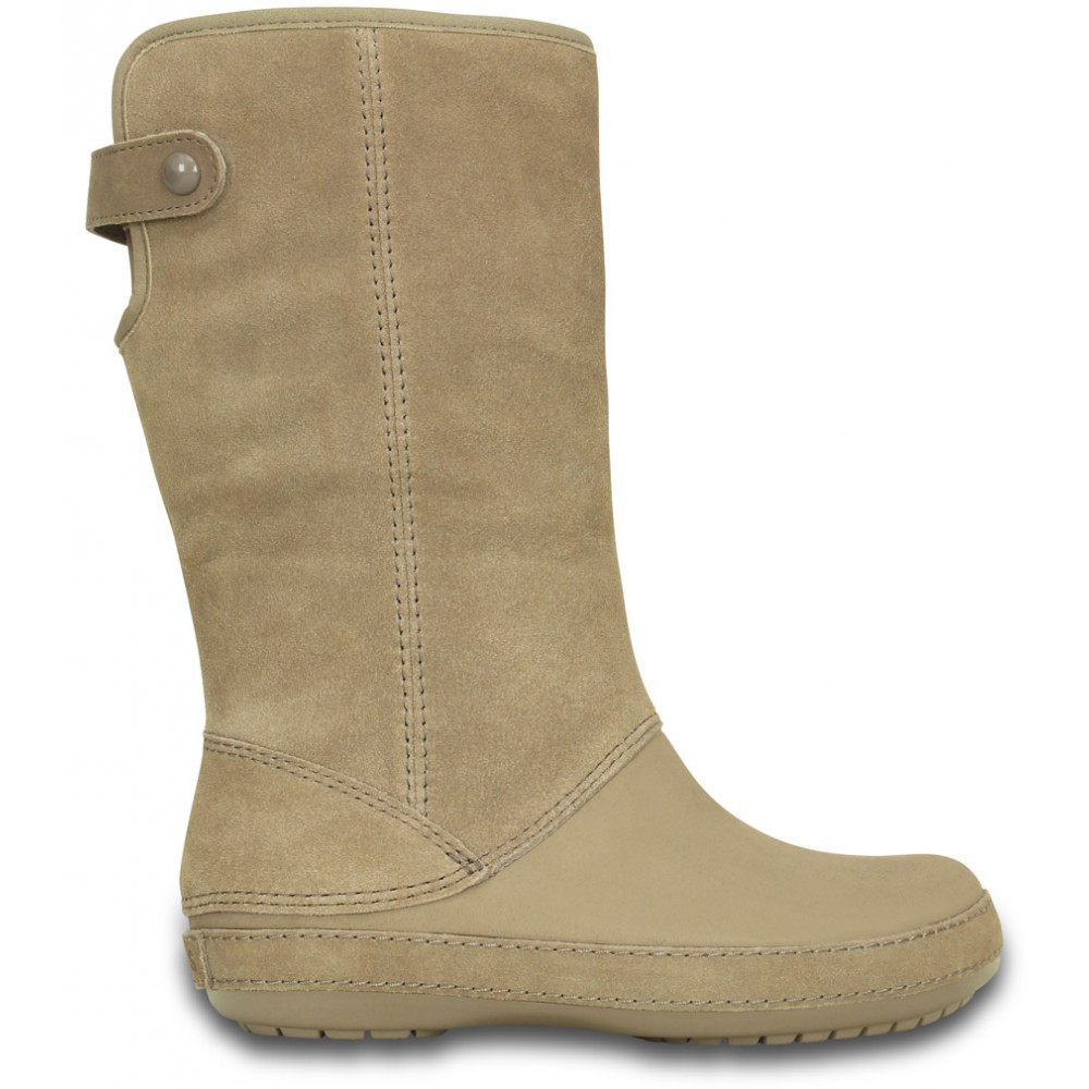 Berryessa tall suede boot crocs on sale