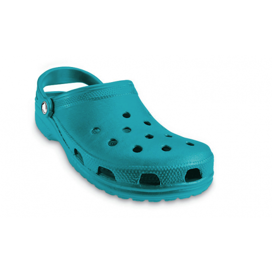 dark turquoise crocs