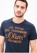 s.Oliver pánské triko modré