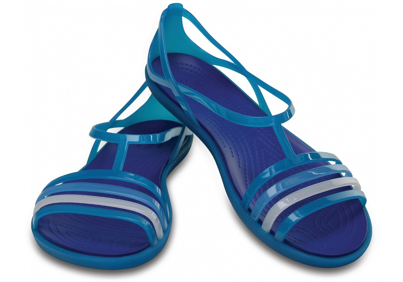 SEE BY ESPADRILLES SANDAL IN CERULEAN BLUE FABRIC AND WHITE CALFSKIN