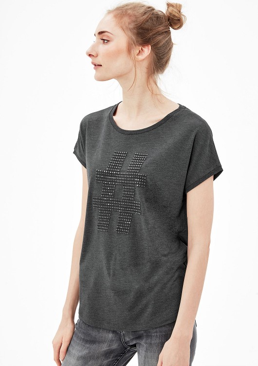 s.Oliver tričko dámské se třpitivým motivem