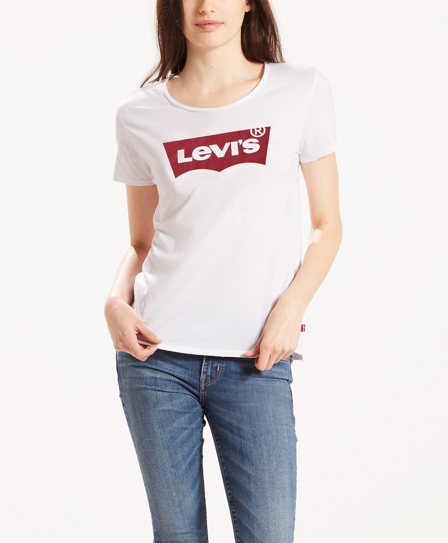 LEVI'S® LOGO T-SHIRT - Dámské tričko 17369-0053 Bílá XL