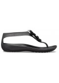 Crocs Serena Embellish Flip Black