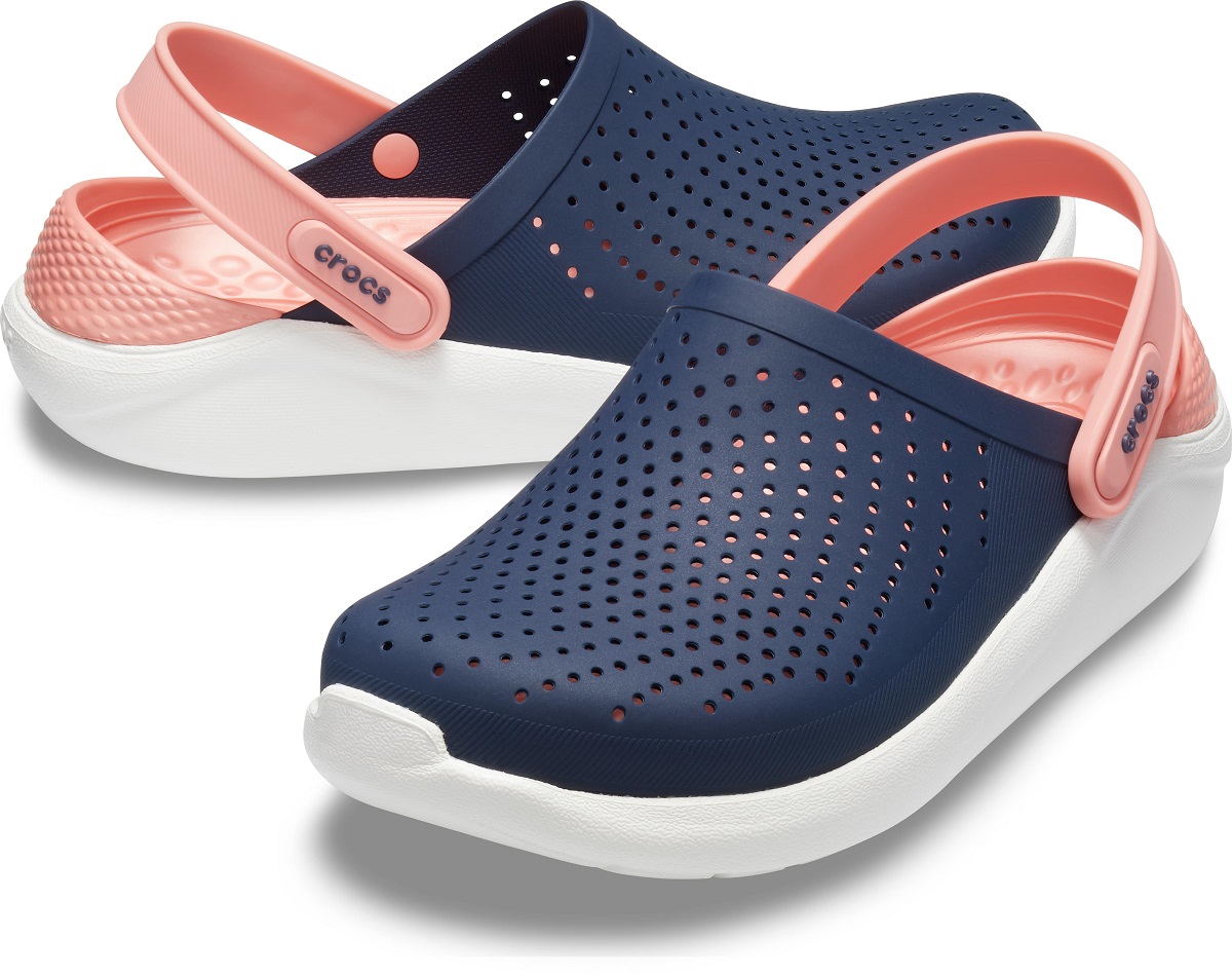 crocs literide navy melon