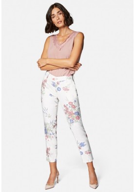 Mavi dámské kalhoty Suzie s květinovým potiskem
