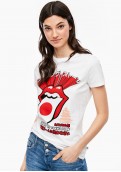s.Oliver Q/S tričko s kapelou Rolling Stones