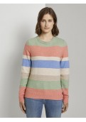 Tom Tailor Denim dámský barevný svetr