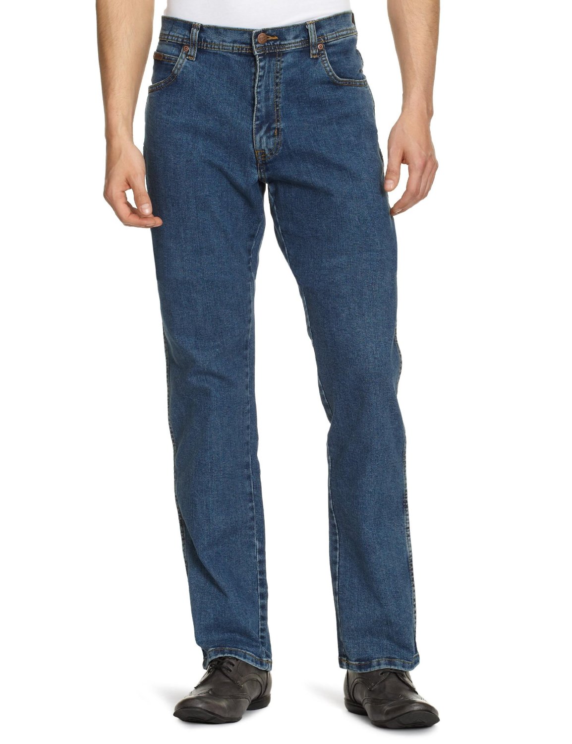 Wrangler pánské džíny Texas Strech W12133010 Modrá W42/L32