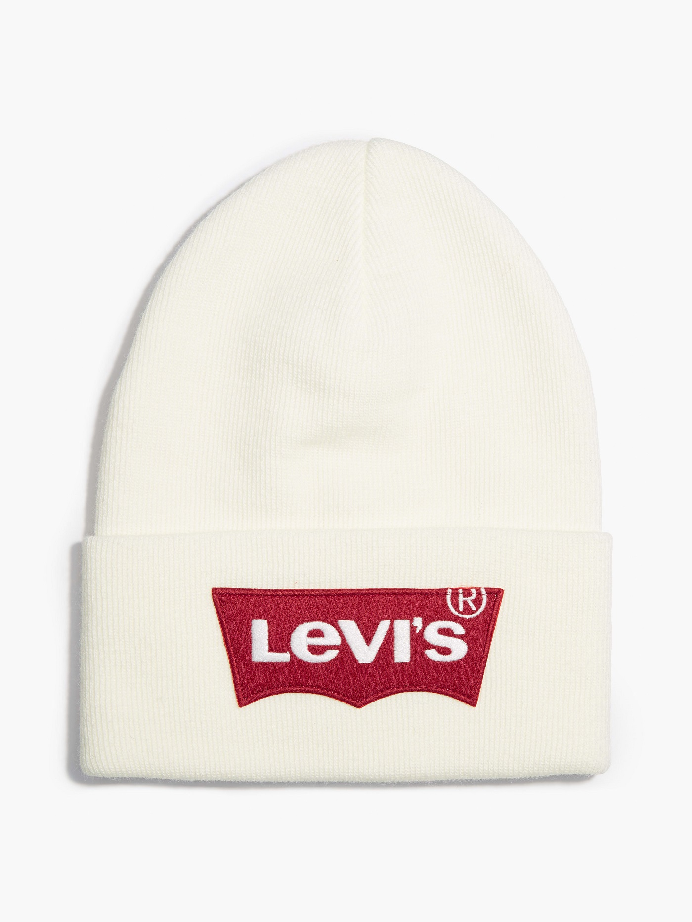 Levi's® RED BATWING BEANIE - Zimní čepice 38022-0040 Bílá