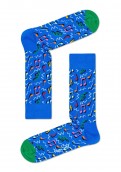 Happy Socks barevné ponožky s notami