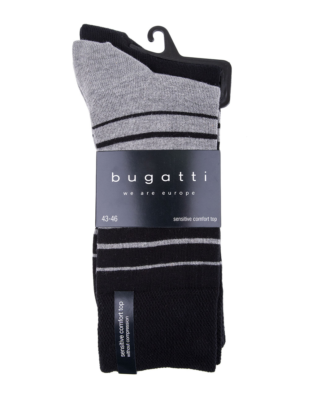 Bugatti pánské ponožky sada 2 páry 6901/610 Multi 39-40