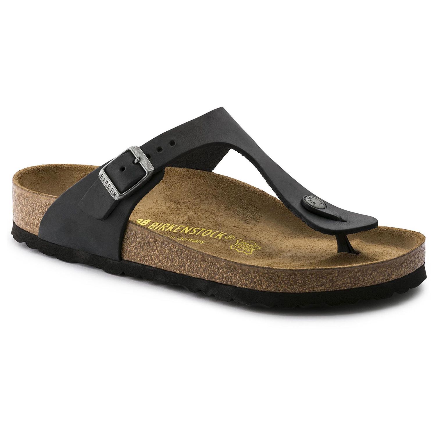 oiled leather birkenstock gizeh