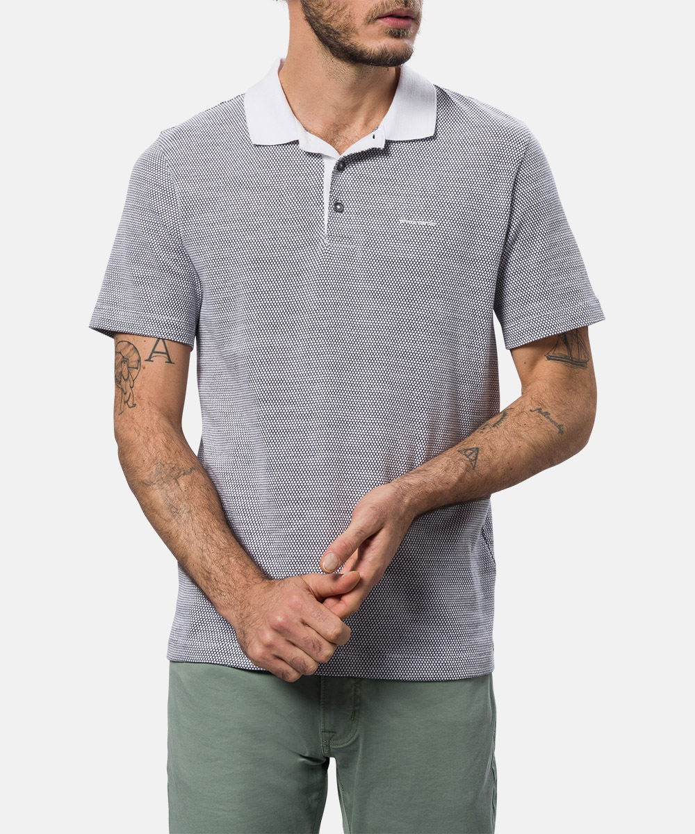 Pierre Cardin pánské triko s límečkem 20124.2007.1019 Šedá XL