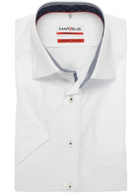 Marvelis Modern fit společenská košile s krátkým rukávem