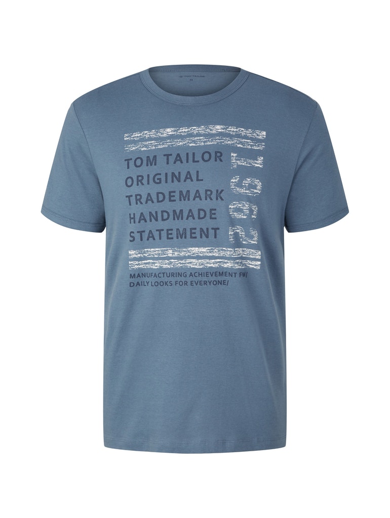Tom Tailor pánské triko 1032906/10877 Modrá M