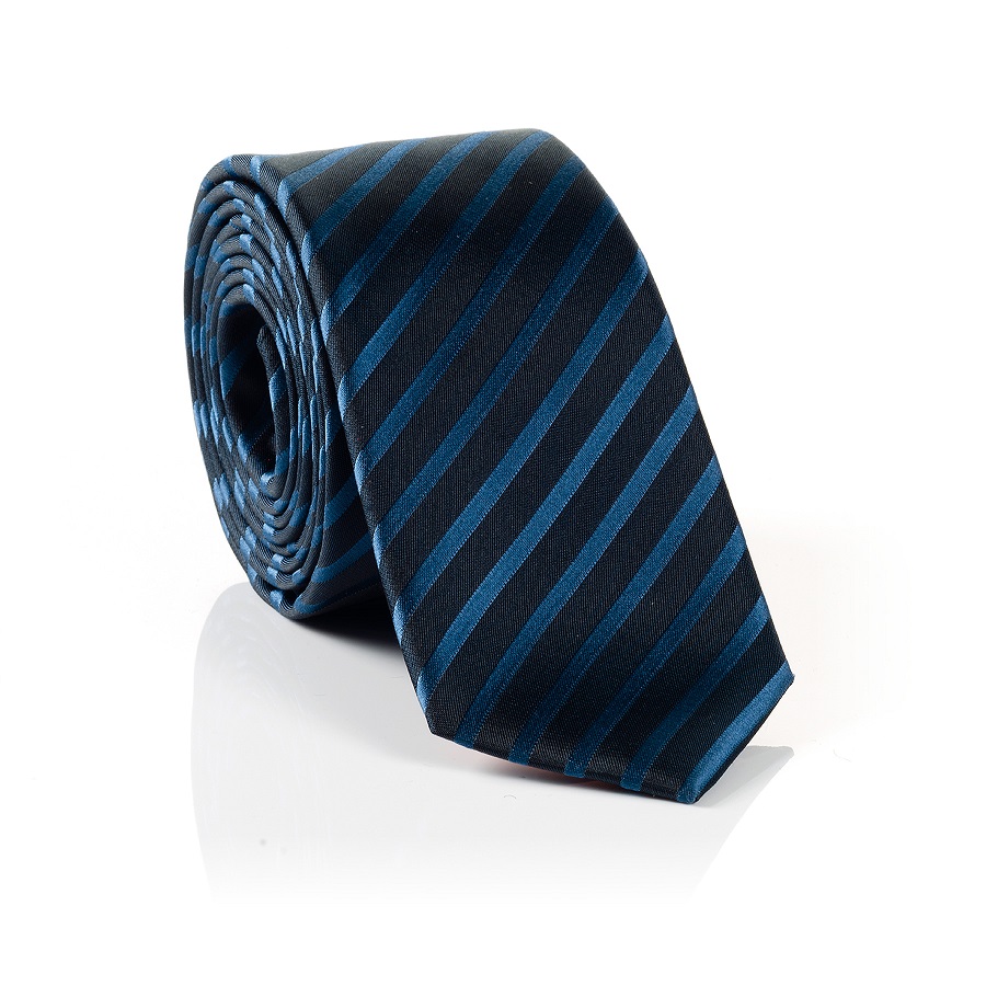 MONTI pánská kravata z hedvábí 01180 0002 1210 Modrá ONE SIZE