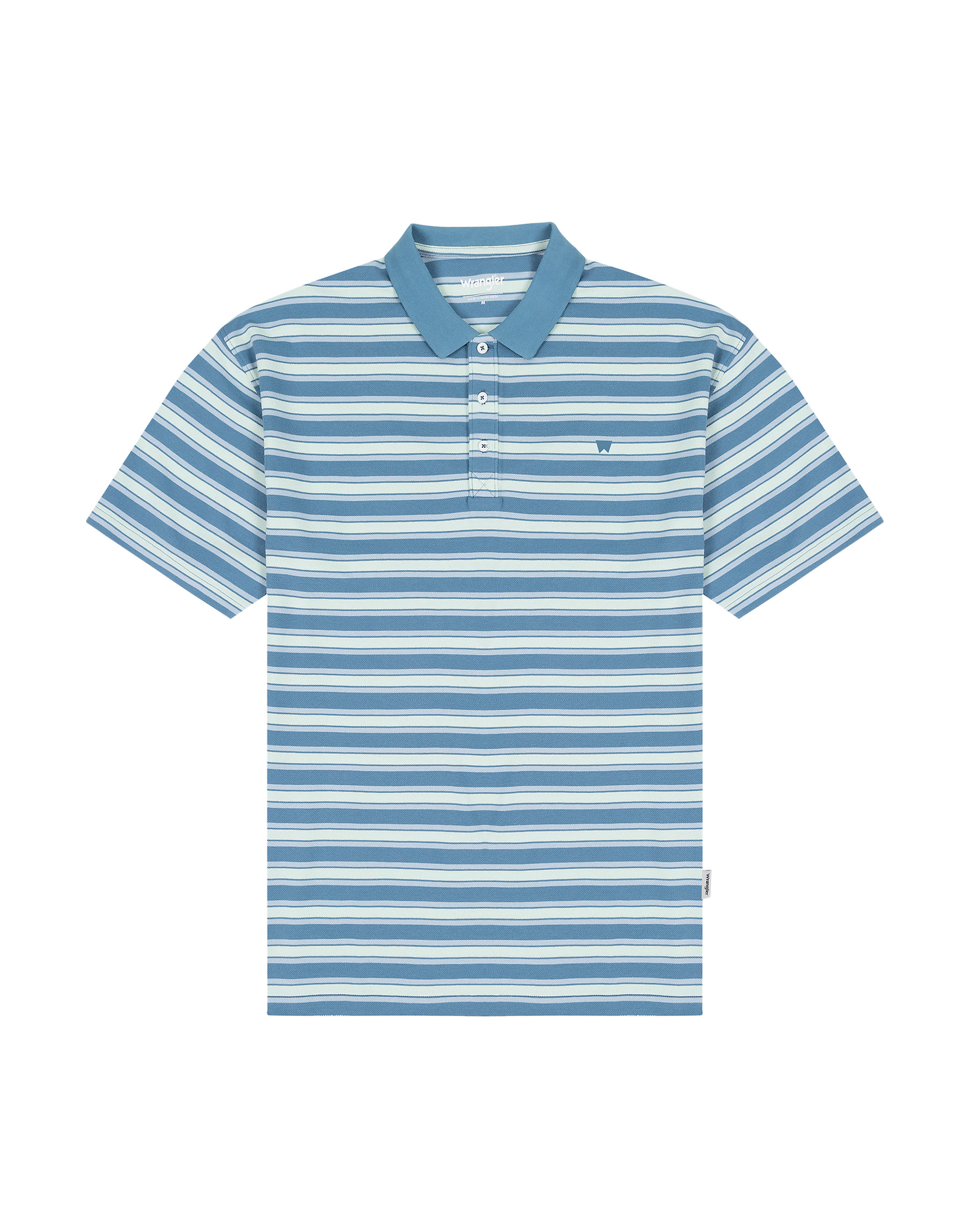 Wrangler pánské triko s límečkem W7BPKF84Z Modrá XXXL