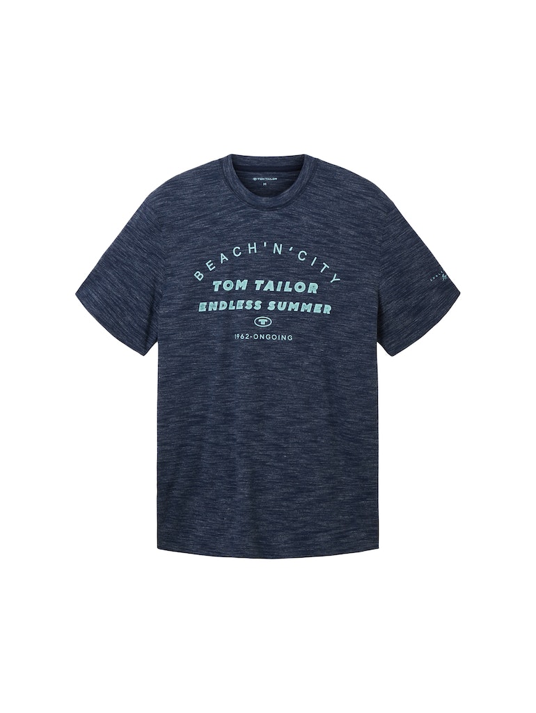 Tom Tailor pánské tričko 1036418 32033 Modrá M