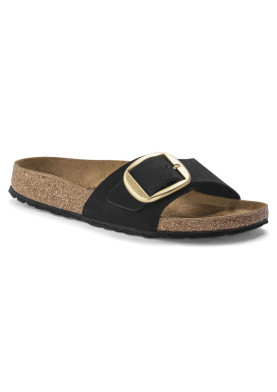 Birkenstock Madrid Big Buckle kožené pantofle