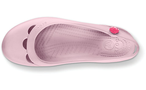 petal pink crocs