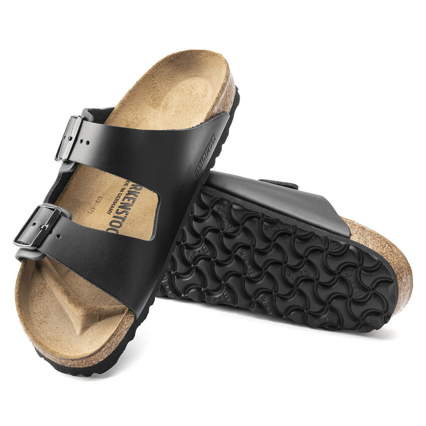 Birkenstock Arizona kožené pantofle 51191 Černá 44