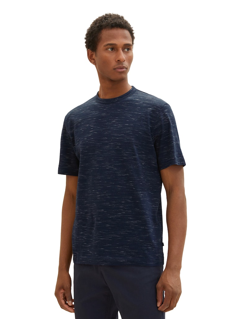 Tom Tailor pánské tričko s krátkým rukávem 1037831 32438 Modrá XL