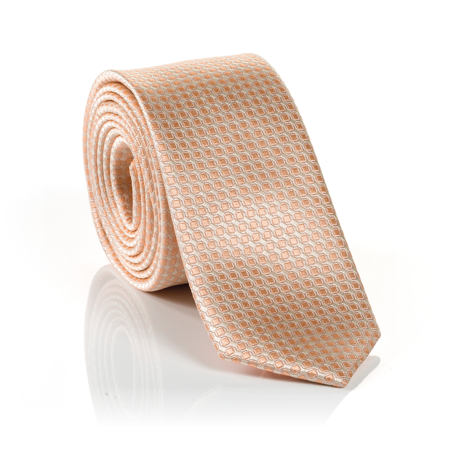 MONTI hedvábná pánská kravata 01160 0013 2202 Růžová ONE SIZE