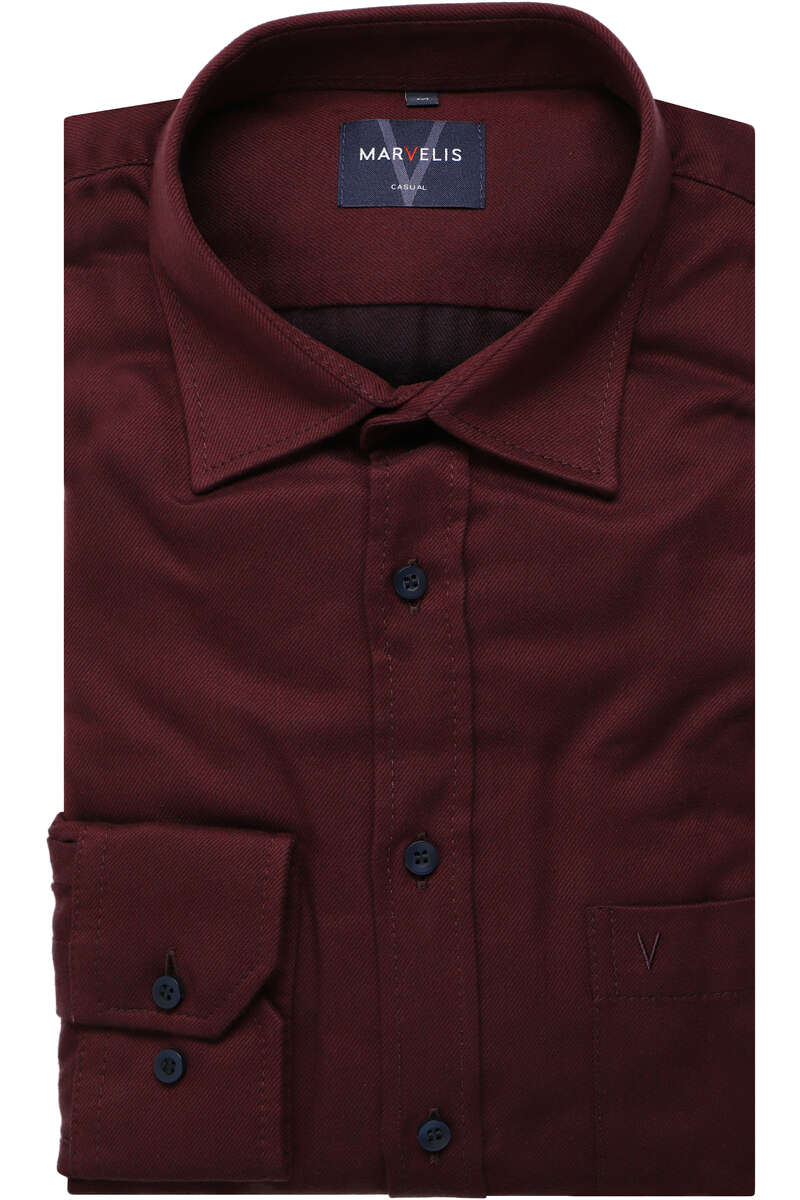 MARVELIS pánská volnočasová košile 6026 35 64 Červená XL