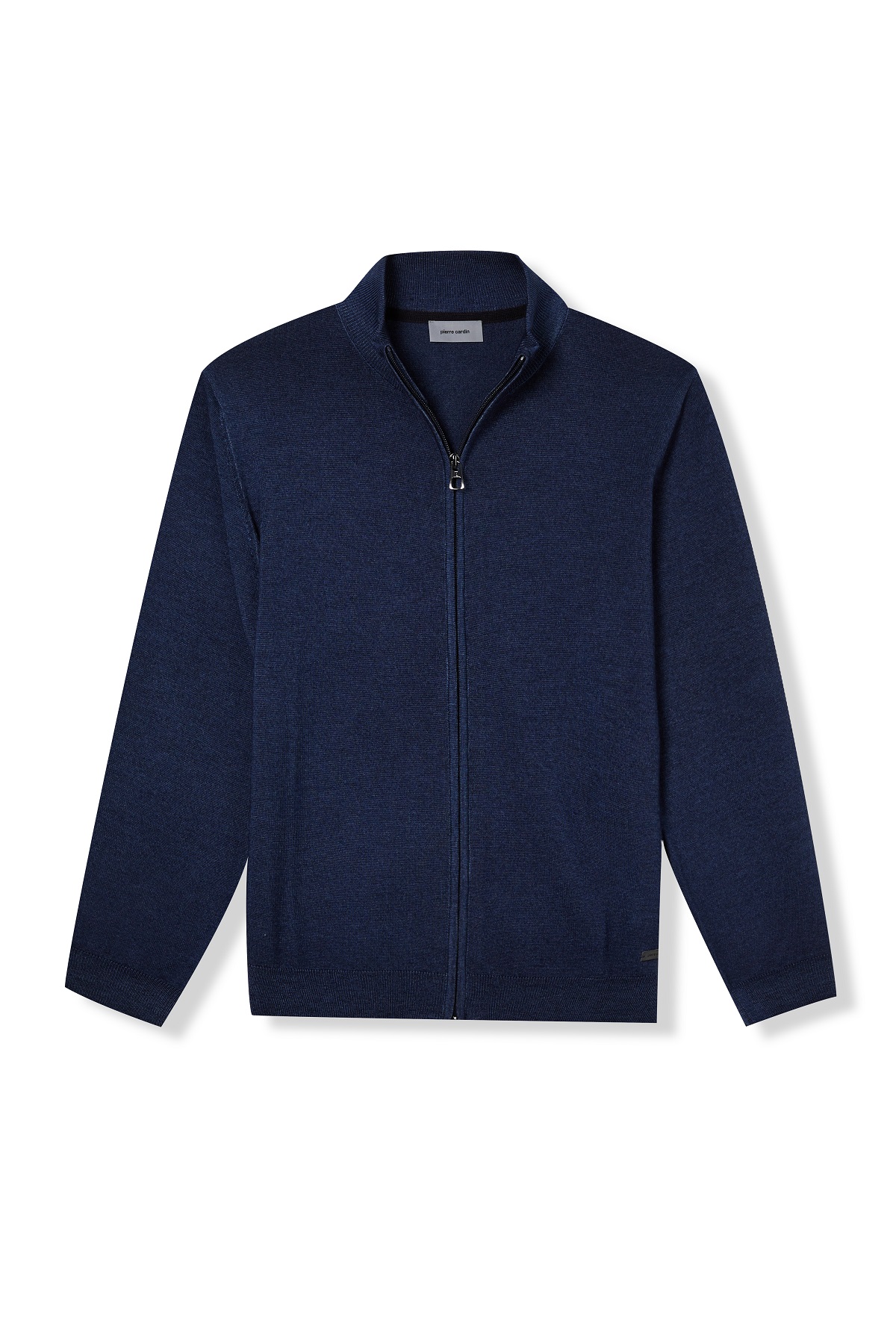 Pierre Cardin pánský vlněný svetr se zipem 50709 5037 6319 Modrá XL