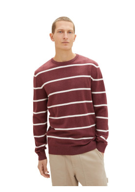 Tom Tailor pánský svetr s proužkem