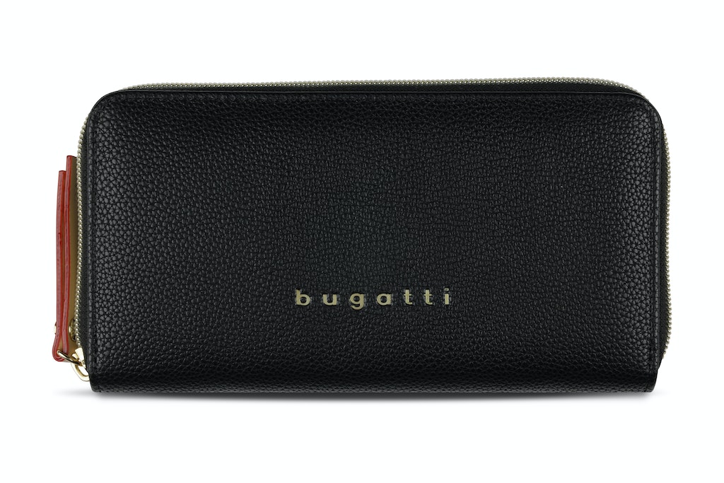 Bugatti dámská kožená peněženka 49663102 Černá