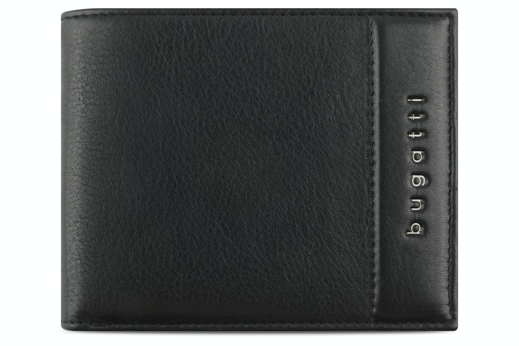 Bugatti pánská kožená peněženka 49160101 Černá ONE SIZE