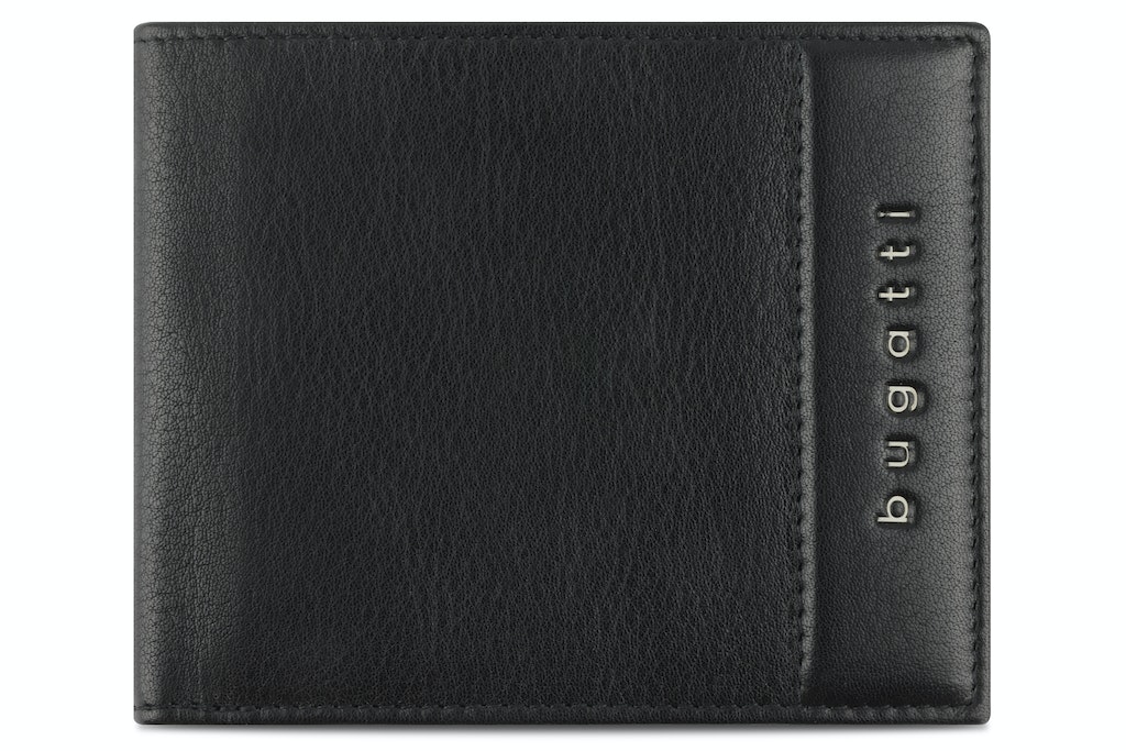 Bugatti pánská kožená peněženka 49160301 Černá ONE SIZE