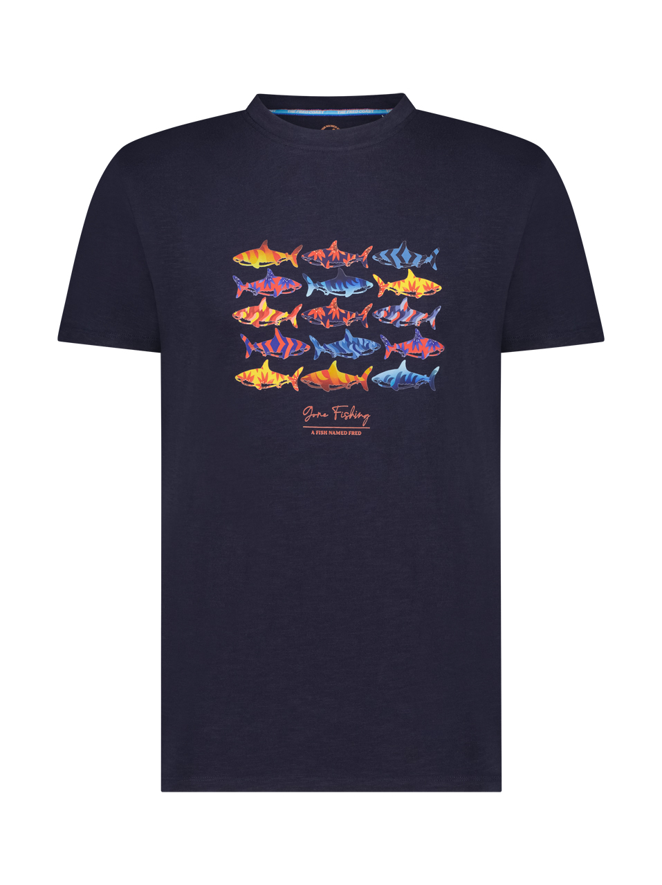 A Fish Named Fred pánské triko 28.401 604 Modrá XL