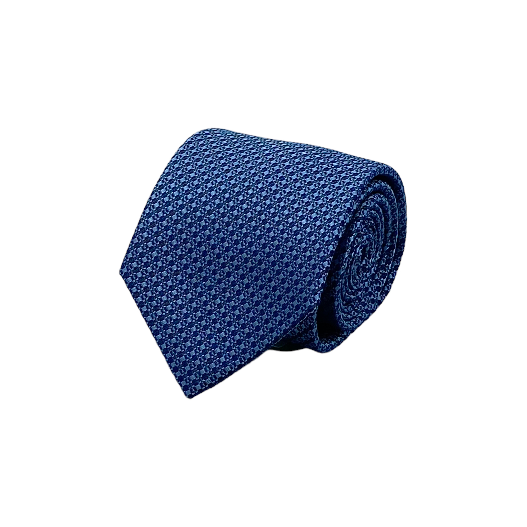 MONTI pánská kravata 100% hedvábí Modrá ONE SIZE