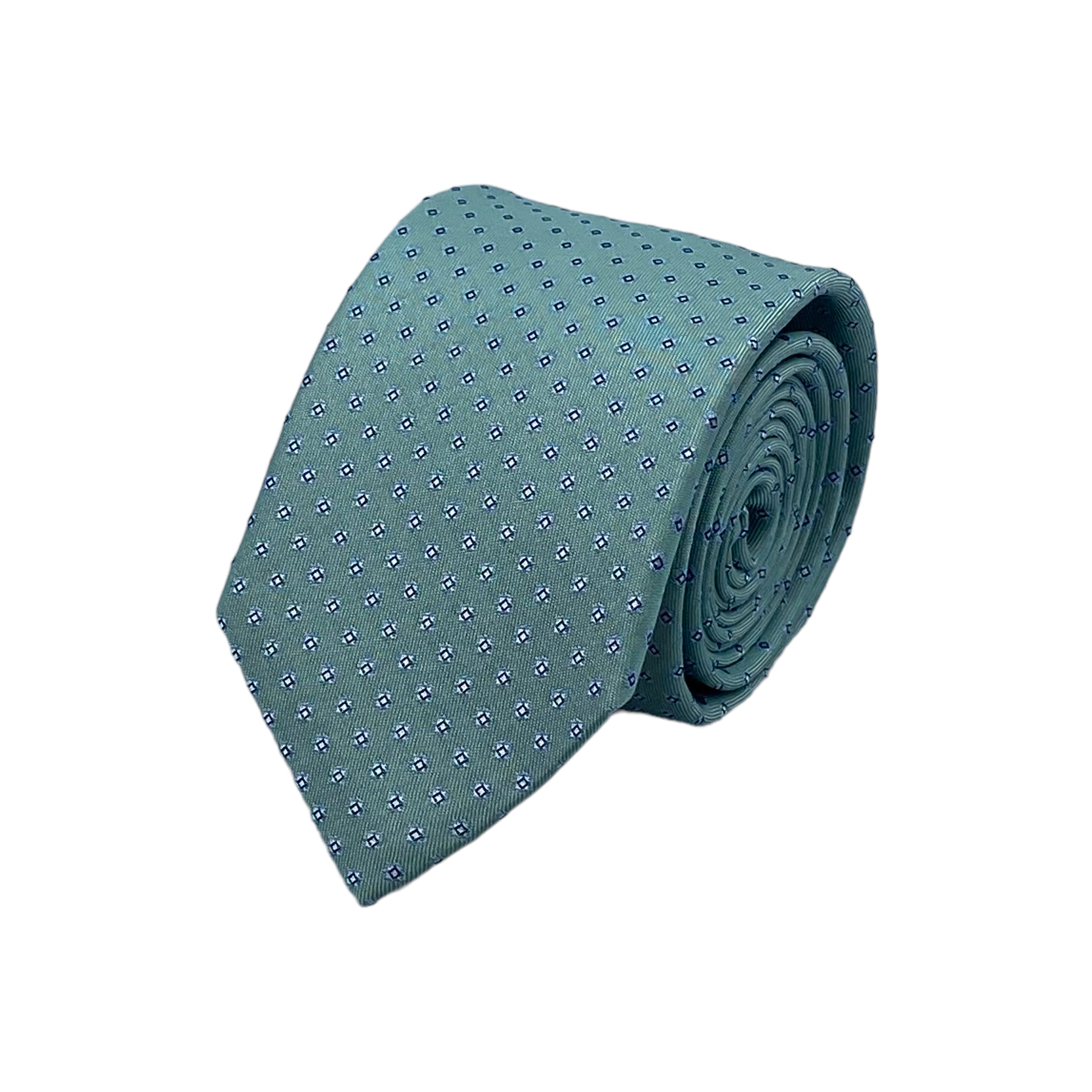 MONTI pánská kravata 100% hedvábí Zelená ONE SIZE