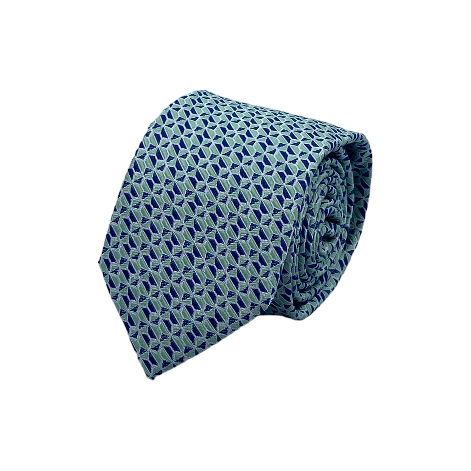 MONTI pánská kravata 100% hedvábí Zelená ONE SIZE