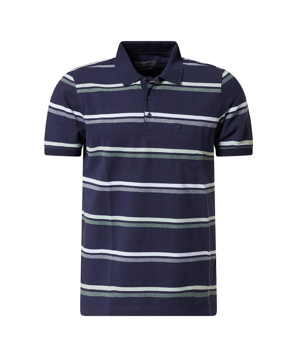 Pierre Cardin pánské triko s límečkem 21004.2078 5024 Modrá XXXL