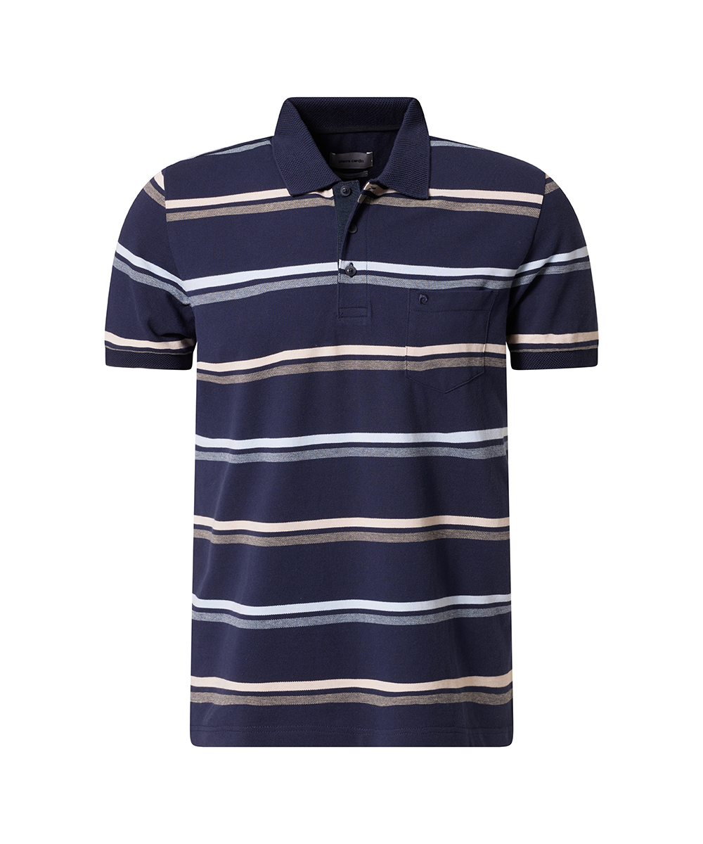 Pierre Cardin pánské triko s límečkem 21004.2078 8017 Modrá XXL