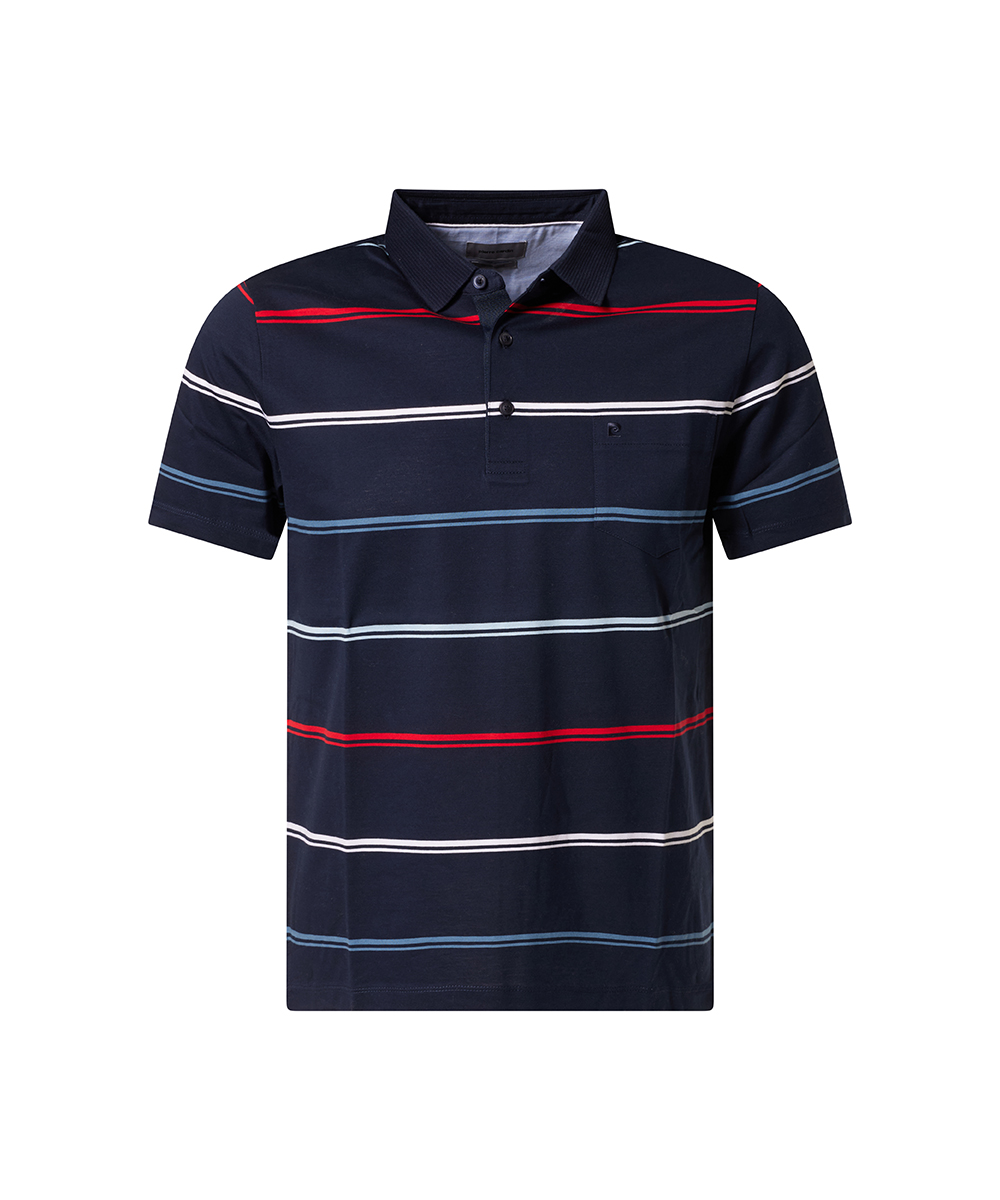 Pierre Cardin pánské triko s límečkem 21214.2099 6323 Modrá XL