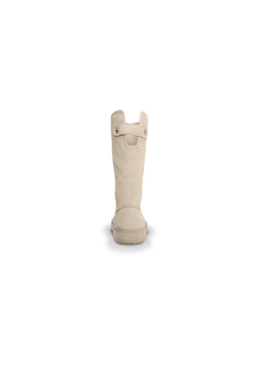 Crocs Berryessa Tall Suede Boot Stucco Superjeans.cz