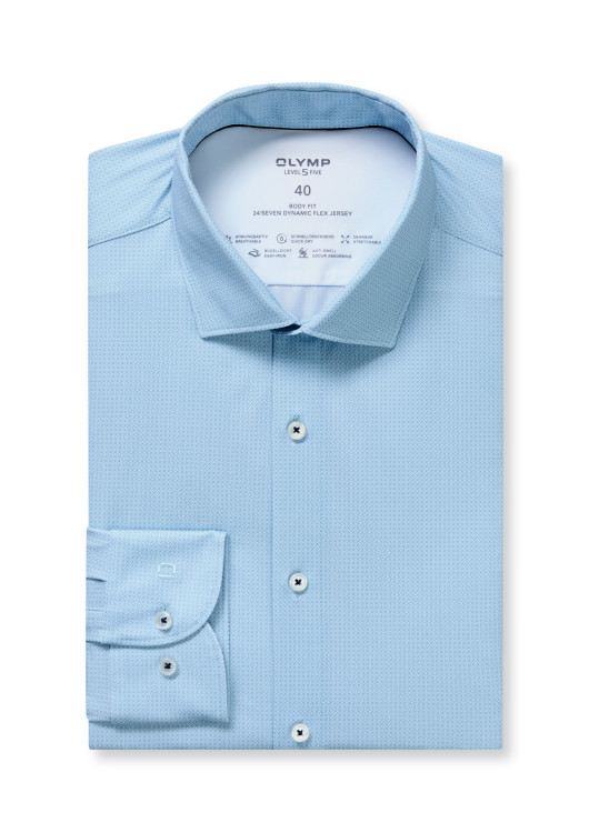 Olymp 24/7 Level Five Body Fit Jersey společenská košile