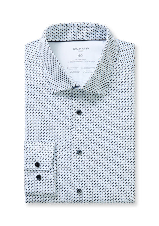 Olymp 24/7 Luxor Modern Fit Jersey společenská košile