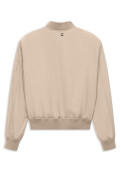 Bugatti lehký blůzon z decentně lesklé látky v béžové barvě