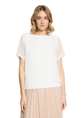 Betty & CO dámské triko s průsvitnými rukávy