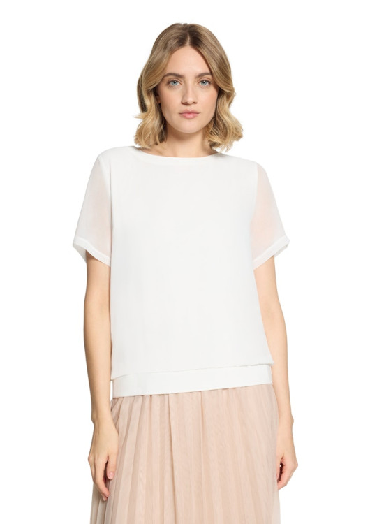 Betty & CO dámské triko s průsvitnými rukávy