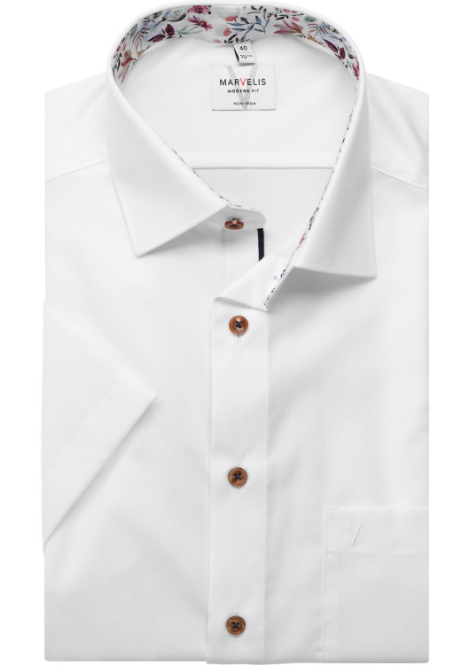 Marvelis pánská košile Modern Fit  s krátkým rukávem