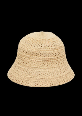 s.Oliver dámský háčkovaný bucket hat