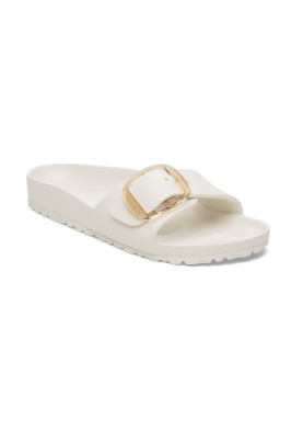 Birkenstock pantofle Madrid Big Buckle Eggshell