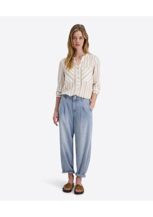 Timezone dámské volné letní kalhoty tapered fit
